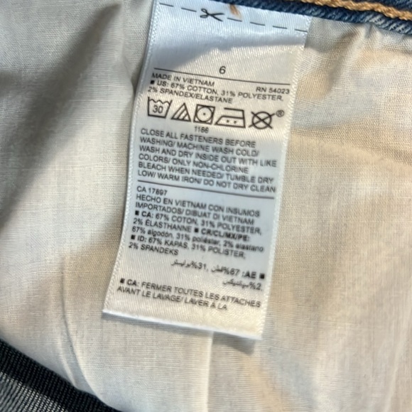 Old Navy Jeans Blue Denim Pop Icon Skinny High Rise Jeans Size 6 Distressed - Picture 7 of 10